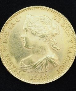 Moneda de 10 escudos de Isabel II