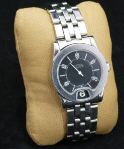 Reloj GB de caballero. Acero. Con una sola aguja marcador de minutos. Cuarzo.