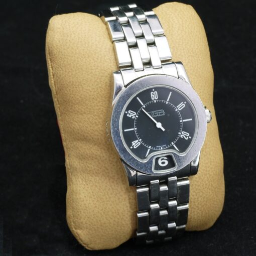 Reloj GB de caballero. Acero. Con una sola aguja marcador de minutos. Cuarzo.