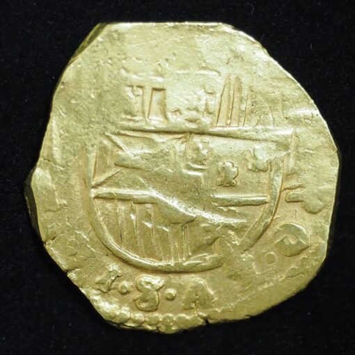 Moneda Macuquina de Felipe IV.