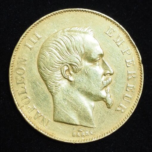 Moneda de 50 francos Napoleón III