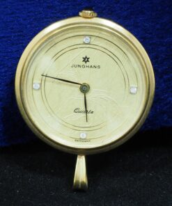 Reloj de bolsillo Junghans. Chapado en oro. Años 70.