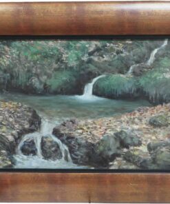 Cuadro con paisaje en óleo