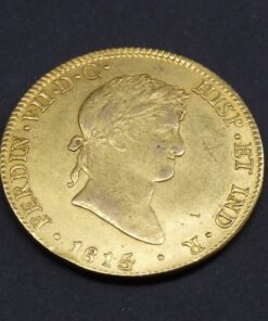 Moneda de 8 Escudos de Fernando VII. 1815. México-HJ.