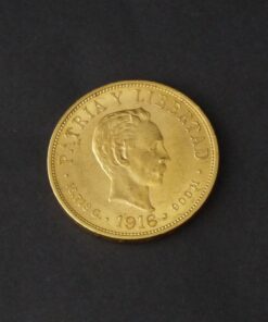 Moneda de 10 Pesos de Cuba. 1916.