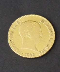 Moneda de Fernando VII de 80 Reales. 1822. M-SR.