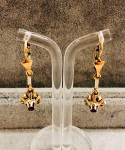 pendientes-largos-piedra-rojas