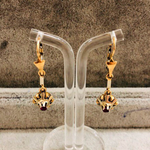 pendientes-largos-piedra-rojas