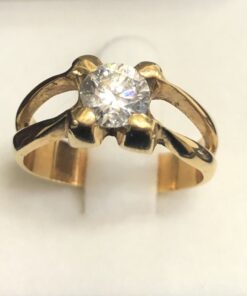 Solitario con circonita