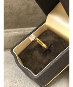 Alternative view of Solitario de Diamante talla brillante 0,80 cts color H pureza VS1