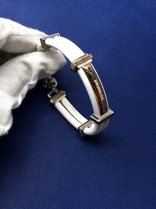 Pulsera unisex Baraka con brillantes y zafiros - Imagen 2