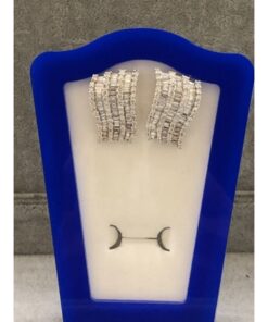 Pendientes con brillantes oro blanco