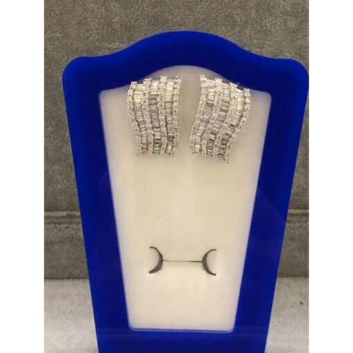 Pendientes con brillantes oro blanco