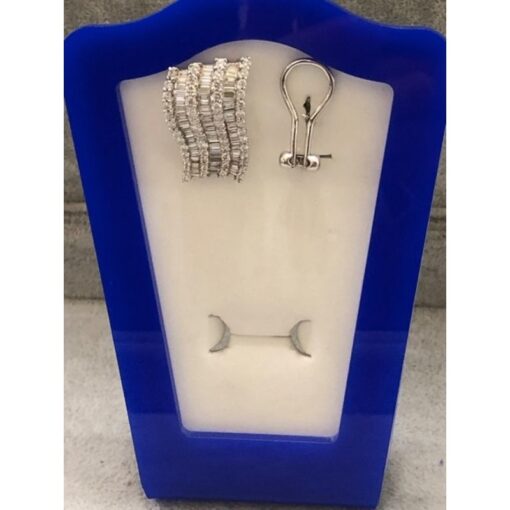 Pendientes con brillantes oro blanco - Imagen 2