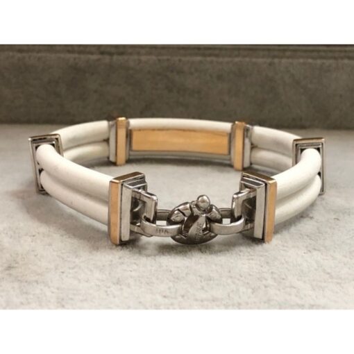 Pulsera unisex Baraka con brillantes y zafiros - Imagen 3