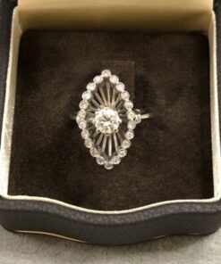 Sortija lanzadera VINTAGE con brillantes