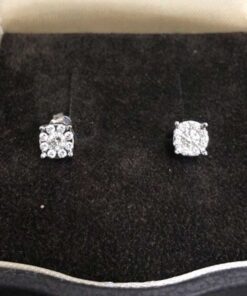 Pendientes cuajada de brillantes