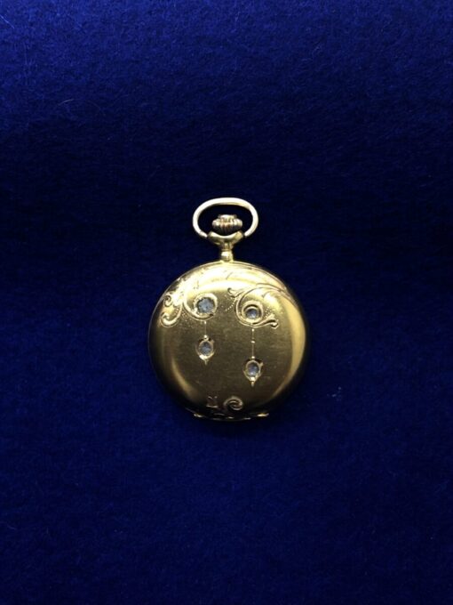 Colgate reloj  con diamantes montado en oro amarillo de ley 18kts