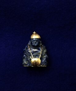 Colgante buda montado en oro amarillo de ley 18kts