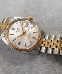 Alternative view of Reloj  de caballero DATE JUST calibre automático esfera gris   de acero y oro año 1973