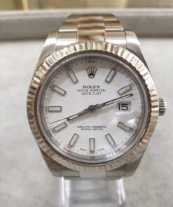 Reloj Date Just caballero esfera blanca automatico año 2019