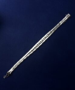 Alternative view of Pulsera con brillantes 0,50cts montada en oro blanco de ley 18kts