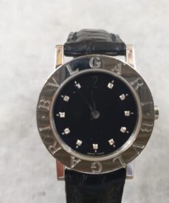 Reloj de dama bvlgari  calibre cuarzo esfera negra año 2010