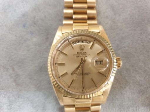 Reloj rolex president caballero  automático esfera champan  año 1968