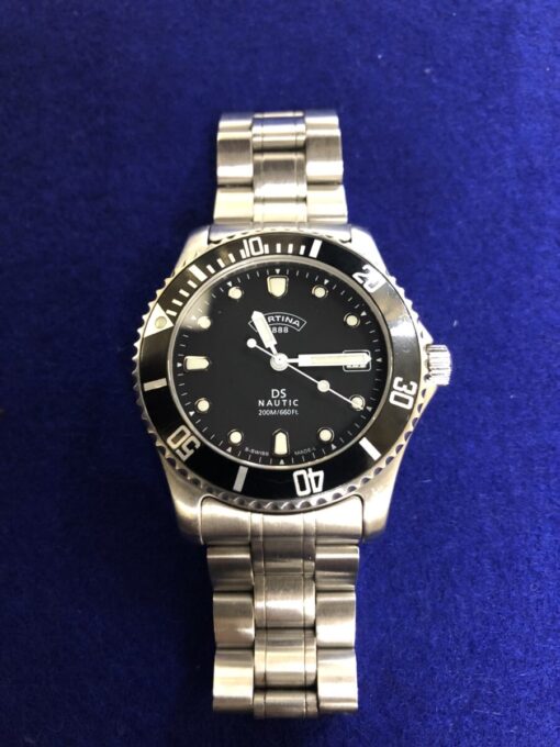 Reloj Certina DS Nautic de caballero con armis de acero y maquinaria de cuarzo. Tamaño del reloj 40mm