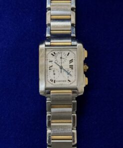 Cartier Tank Française de acero y oro Calibre de Cuarzo con esfera de 28mm Año 2010 Ref:2303