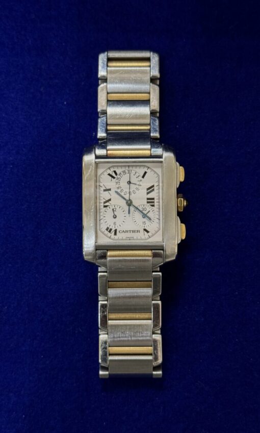 Cartier Tank Française de acero y oro Calibre de Cuarzo con esfera de 28mm Año 2010 Ref:2303