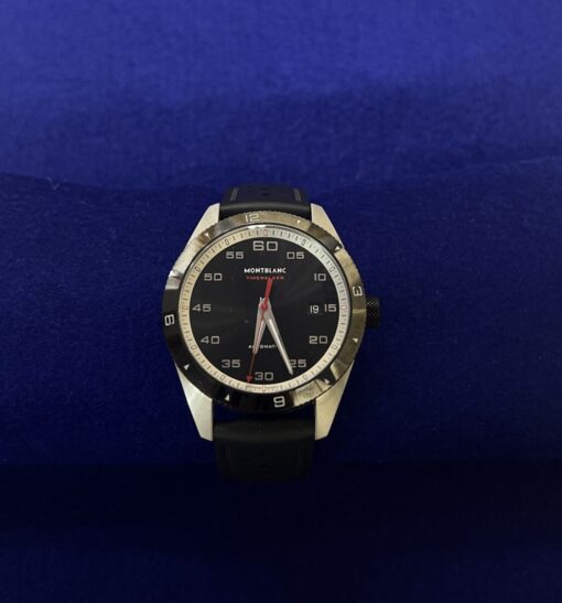 Reloj Montblanc Timewalker automatico en acero con pulsera de caucho. Esfera 41mm. Año 2019, ref: 116059.
