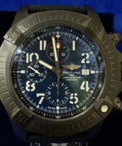 Reloj Breitling Super Avenger Automático. Con Cronografo y pulsera textil. 48mm