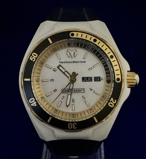 Reloj Technomarine Cruise. De acero, cuarzo y pulsera de caucho. REF: TM-115118