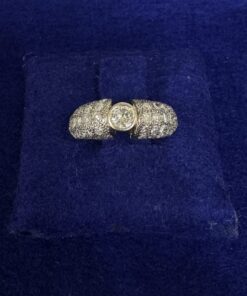 SORTIJA CON BRILLANTES 1,75CTS EN TOTAL. MONTADO EN ORO BICOLOR DE LEY 18KTS.