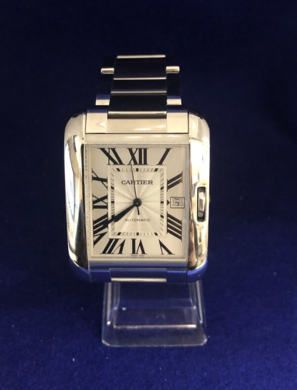 Reloj de caballero Cartier Tank Anglaise XL en Acero, automático. Ref.: W5310008