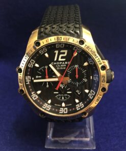 Reloj Chopard Superfast de caballero, automático, con correa de caucho original Chopard, en oro rosa de ley 18 kts.