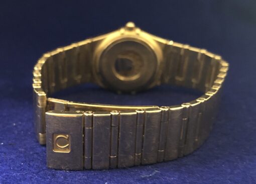 Reloj Omega Constellation de señora, en oro amarillo de ley 18 kts., mecanismo de cuarzo, año 1998. - Imagen 3