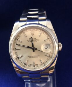 Rolex Datejust 36, Ref.: 116200, esfera argenté, movimiento automático, 38mm, en acero, año 2009. Con caja y documentos originales.