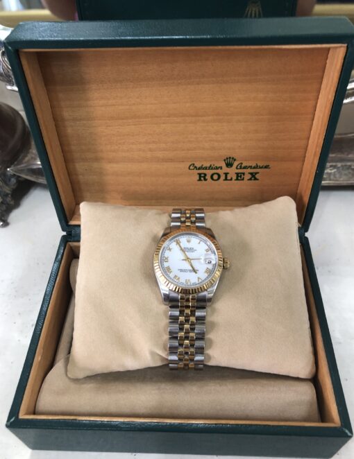 Rolex Datejust Jubilee de señora, en acero y oro amarillo de ley 18 kts, 34mm, automático, año 2006. - Imagen 2