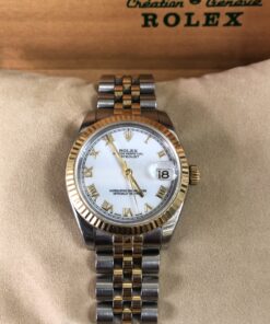 Rolex Datejust Jubilee de señora, en acero y oro amarillo de ley 18 kts, 34mm, automático, año 2006.