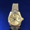 Rolex Lady Datejust con brazalete jubilee en oro amarillo de ley 18 kts, 28mm, automático.