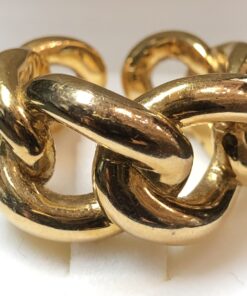 Sortija Tous de eslabones chunky realizada en oro amarillo de ley 18 kts.