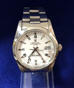 Rolex Oyster Perpetual Date (Modelo 15200), 34 mm, de acero, automático, año 1989.