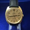 Reloj Omega Seamaster vintage, automático con fecha, realizado en oro amarillo de ley 18 kts.