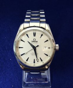 Reloj Omega Seamaster con fecha, automático, en acero, año 2003.