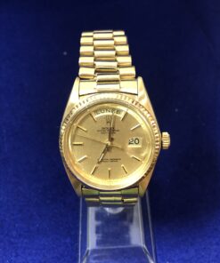 Rolex Day-Date Presidente, Modelo: 1803, automático, esfera de 38mm, año 1971, realizado en oro amarillo de ley 18 kts.