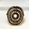 Sortija Bvlgari Astrale vintage (años 90) realizada en oro amarillo de ley 18 kts. Talla 7
