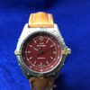 Breitling Antares 81970, esfera original color burdeos, 39mm, de acero y marcadores en oro de ley 18 kts. Automático.