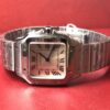 Reloj Santos de Cartier para señora, automático, en acero, año 2025, con caja y documentos originales.